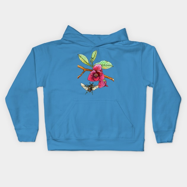 Pawpaw and Bumble Beetle Kids Hoodie by ThisIsNotAnImageOfLoss